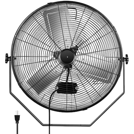 Simple Deluxe 24 inch Wall-Mount Fan HIFANXWALLMOUNT24